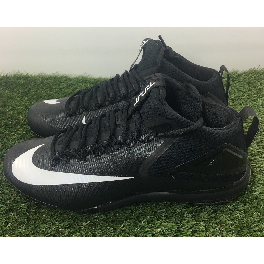 Nike Force Zoom Trout 4 Men Size 12 Black Baseball Cleat Metal Spikes